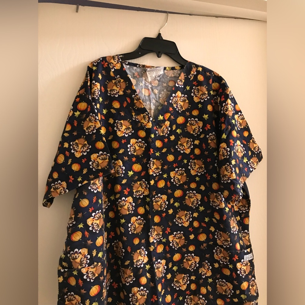 Floral and Turkey Print Top